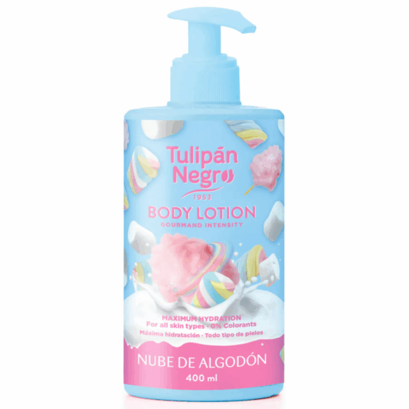 Tulipan Negro Lotiune Corp Pompita Nube de Algodon 400ml