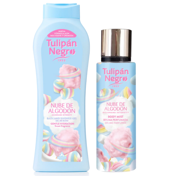 Set 2 Tulipan Body Mist Nube de Algodon