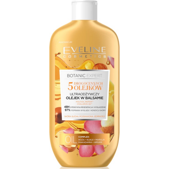 Lotiune de Corp 5 Uleiuri Hranitoare EVELINE 350ml