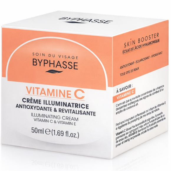 Crema Iluminatoare cu Vitamina C, BYPHASSE 50ml
